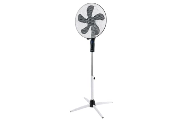Blaupunkt ASF701, Husholdningsvifte, Sort, Hvit, Gulv, 40 dB, Knapper, AC