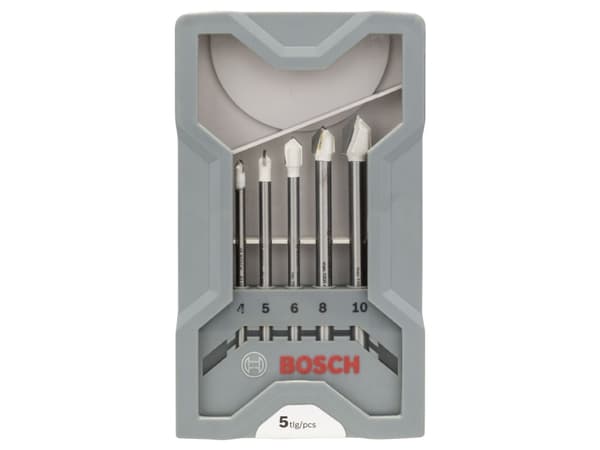 Bosch kakelborstsats 4-10MM 5 delar CYL-9