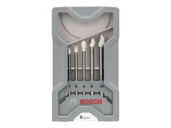 Bosch kakelborstsats 4-10MM 5 delar CYL-9