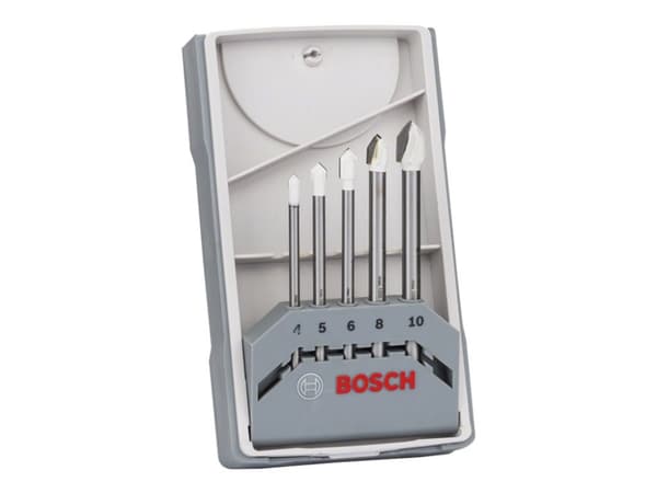 Bosch kakelborstsats 4-10MM 5 delar CYL-9