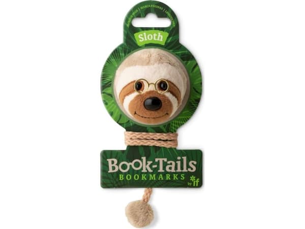 IF Book-Tails Sloth plysj bokmerke