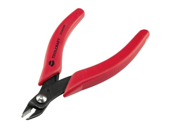 Toolcraft TO-6679767, Hånd kabelkutter, Rød, Kull stål, 125 mm, 53 mm, 45 g