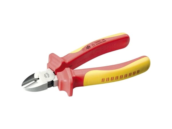 Toolcraft TO-6751677, Handdriven kabelavbitare, Röd, Gul, Stål, 2 mm, 160 mm
