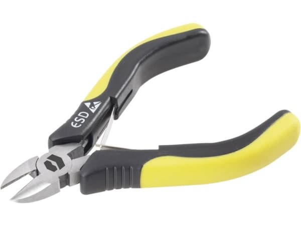 Toolcraft TO-6763704, Hånd kabelkutter, Sort, Gult, Sort, Rustfritt stål, Gult, 60 HRC, 1,4 mm, 110 mm