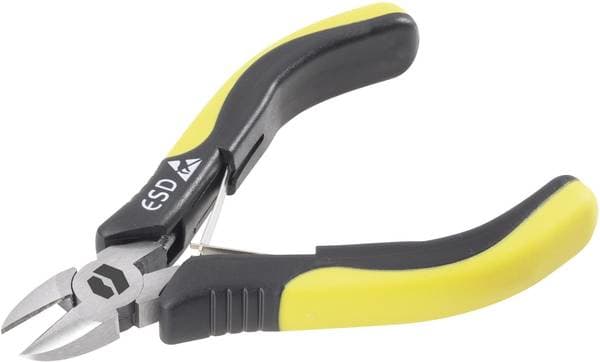 Toolcraft TO-6763704, Hånd kabelkutter, Sort, Gult, Sort, Rustfritt stål, Gult, 60 HRC, 1,4 mm, 110 mm