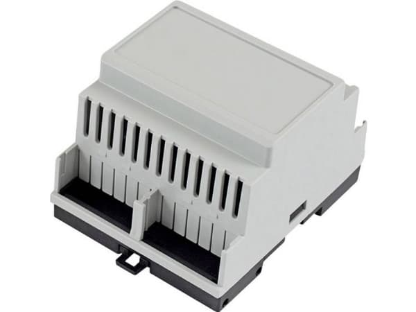 Hammond Electronics Din Rail Housing 90 X 70 X 58 Polycarbonate Light Gray 1 Pcs