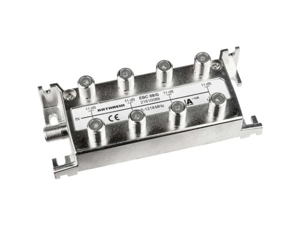 Kathrein EBC 08/G, 75 O, 5 - 1218 MHz, Sølv, 1 stykker, F, 52 mm