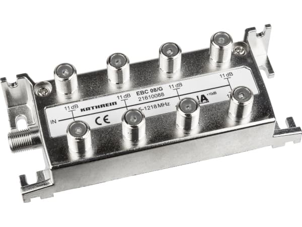 Kathrein EBC 08/G, 75 O, 5 - 1218 MHz, Sølv, 1 stykker, F, 52 mm