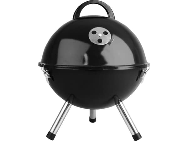 Fieldmann FZG 1000, Grilli, Hiili (polttoaine), Pöydän pinta, Parila, Musta, Pyöreä