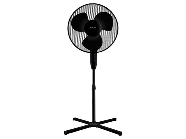 Sencor SFN 4031BK, Kotitaloustuuletin lavoilla, Musta, Lattia, 54 dB, 40 cm, 3559,2 m³/h