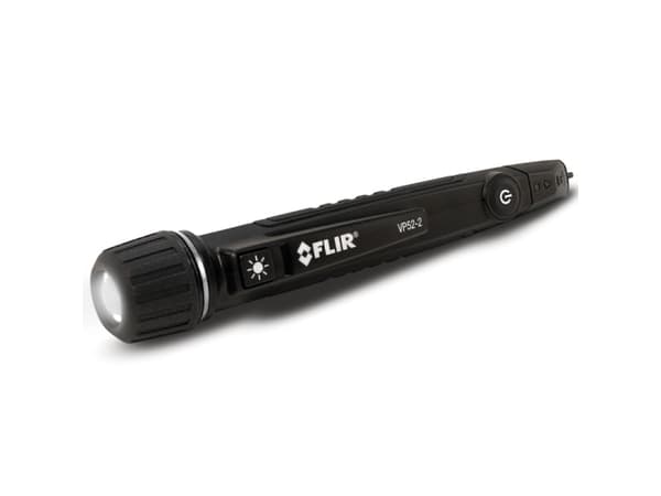 FLIR VP52-2 Berøringsfri spenningstester CAT IV 1000 V LED, vibrasjon, akustisk, AAA, -10 - 50 ° C, -20 - 60 ° C, 26 mm, 156 mm, 29 mm