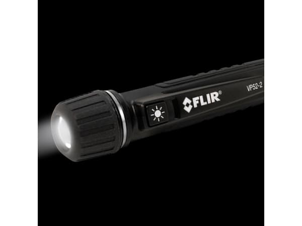 FLIR VP52-2 Berøringsfri spenningstester CAT IV 1000 V LED, vibrasjon, akustisk, AAA, -10 - 50 ° C, -20 - 60 ° C, 26 mm, 156 mm, 29 mm