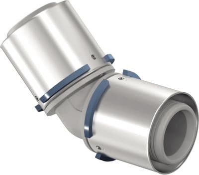Uponor presvinkel PPSU 75mm - S-Press 45gr.