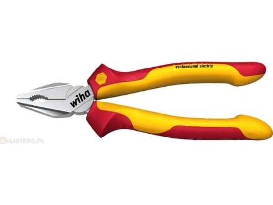 Wiha Z 01 0 06 / Z 01 0 09, Avbitartång, Stål, Röd, Gul, 160 mm, 203 g