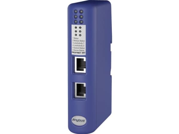 Anybus AB7078 Profinet-IRT Seriell omvandlare RS-232, RS-422, RS-485, Sub-D9 galvaniskt isolerad, Ethernet 24 V/DC 1 st