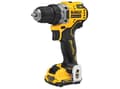 Pikkukuva 3 / 5: DeWALT DCD701D2-QW, Akkuruuvinväännin, Pistoolikahva, Musta, Keltainen, 1500 RPM, 425 RPM, 57,5 Nm