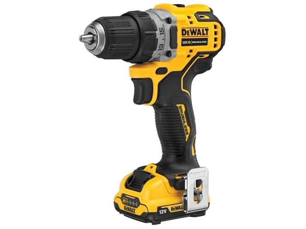 DeWALT DCD701D2-QW, Akkuruuvinväännin, Pistoolikahva, Musta, Keltainen, 1500 RPM, 425 RPM, 57,5 Nm