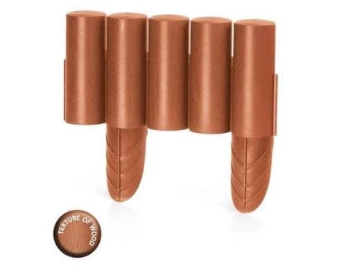 PROSPERPLAST GARDEN PALLISADE PLUS TERRACOTA 2,35m