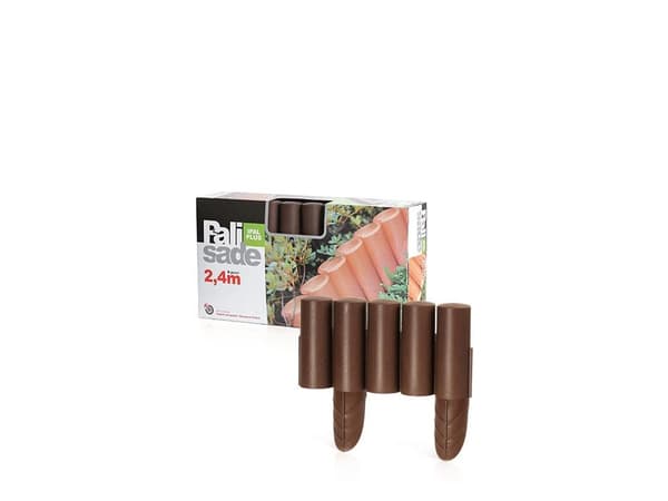 PROSPERPLAST GARDEN PALLISADE PLUS TERRACOTA 2,35m