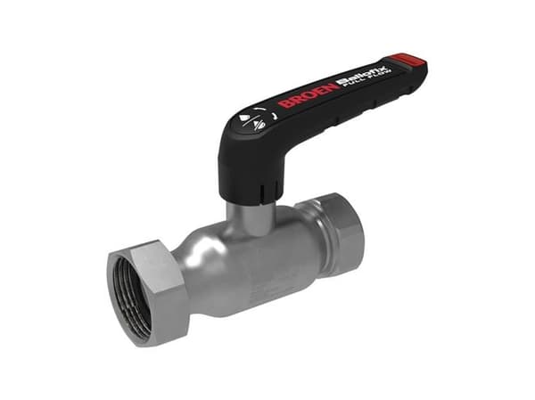 BROEN Ballofix G3/4xG3/4 DN20 - BROEN Ballofix Full Flow forzinket, G3/4xG3/4 oml., DN20, La