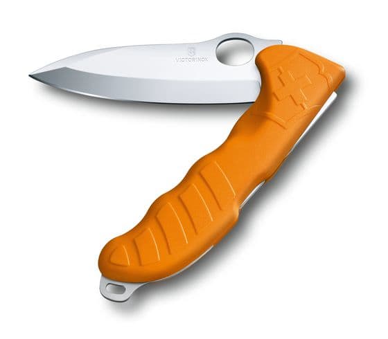 Victorinox Hunter Pro, Lukittuvateräinen veitsi, Metsästyspuukko, Tikari, Oranssi, 1 työkalua, 13,6 cm