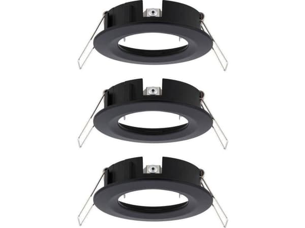 Paulmann 924.81, Monteringsskena, Svart, Gjuten aluminium, Paulmann, Universal, IP44
