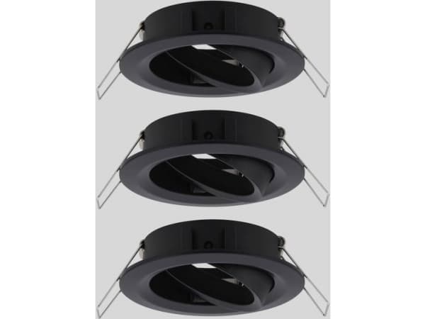 Paulmann 924.87, Monteringsskena, Svart, Gjuten aluminium, Paulmann, Universal, IP23