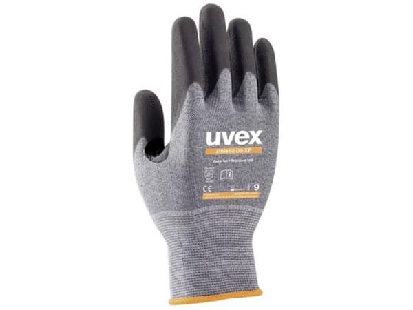Uvex 60030, Fabrikkhansker, Antrasitt, Grå, Voksen, Voksen, Unisex, 1 stykker