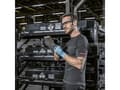 Miniatyrbilde 3 av 5: Uvex 60078, Fabrikkhansker, Sort, Blå, Voksen, Voksen, Unisex, Beskyttelse mot elektrostatisk utladning (ESD)