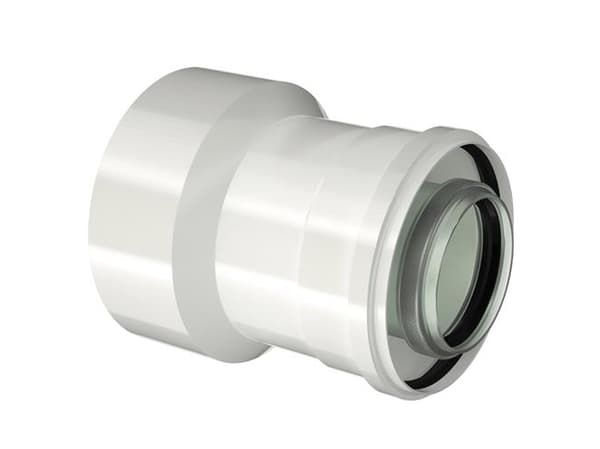 Bosch DN80/125 - DN60/100 - Reduktion til balanceret aftræk