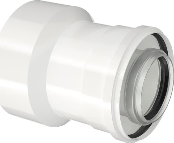 Bosch DN80/125 - DN60/100 - Reduktion til balanceret aftræk