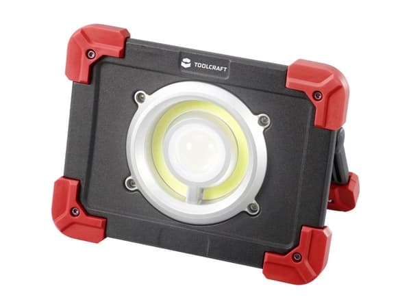 TOOLCRAFT TO-6687738 LED (RGB) Arbetslampa Batteridrift 10 W 1400 lm