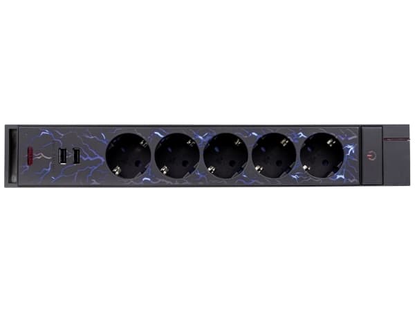 REV 0012528512, 1,4 m, inomhus, Svart, 230 V, 50 hz, 3680 W