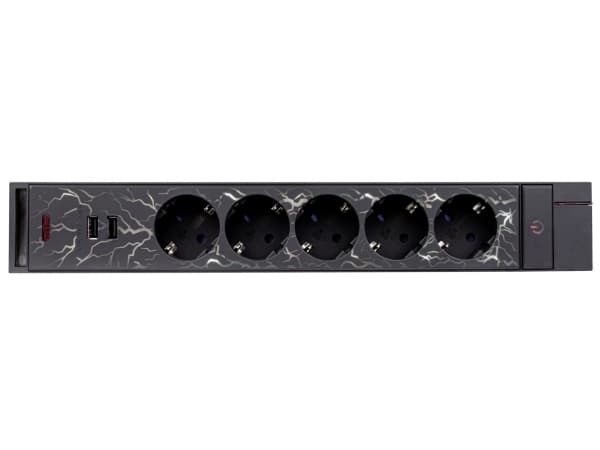 REV 0012528512, 1,4 m, inomhus, Svart, 230 V, 50 hz, 3680 W