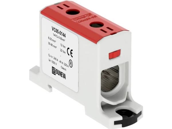 Ouneva Group VC05-0144 Fordelerblok Skruer Rød 1 stk