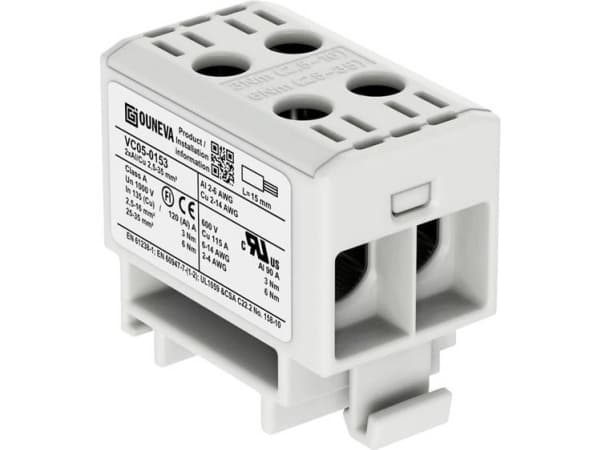 Ouneva Group VC05-0153 Fordelerblok Grå 1 stk