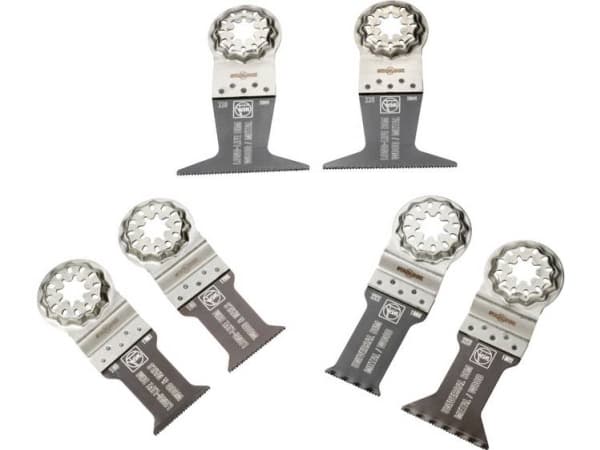 Fein BEST OF E-CUT - Nedsenket sagblad - for tre, metall - 6 deler - for MultiMaster Max AS AMM 700; MultiMaster Max Top AS AMM 700; MultiMaster Plus