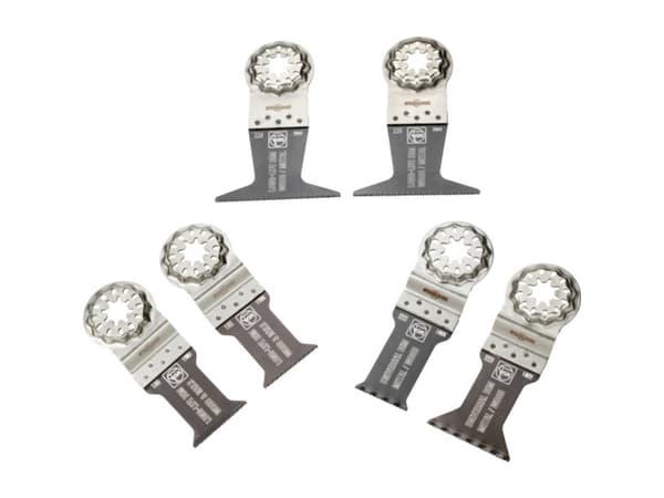 Fein BEST OF E-CUT - Nedsenket sagblad - for tre, metall - 6 deler - for MultiMaster Max AS AMM 700; MultiMaster Max Top AS AMM 700; MultiMaster Plus