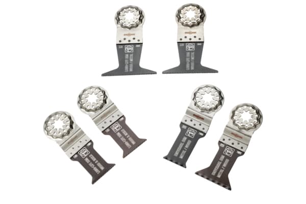 Fein BEST OF E-CUT - Nedsenket sagblad - for tre, metall - 6 deler - for MultiMaster Max AS AMM 700; MultiMaster Max Top AS AMM 700; MultiMaster Plus