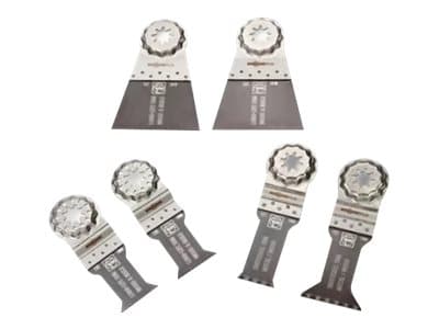 Fein BEST OF E-CUT - Plunge cut saw blade set - för trä, metall - 6 delar - Starlock Plus - för MultiMaster Max AS AMM 700; MultiMaster Max Top AS AM