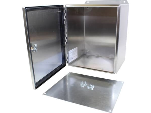 Hammond Electronics seinäkiinnityskotelo 305 x 254 x 203 ruostumaton teräs ruostumaton teräs 1 kpl