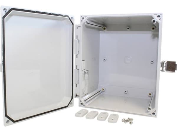 Hammond Electronics Kabinet til montering på væggen 252 x 207 x 152 Polykarbonat Lysegrå 1 stk