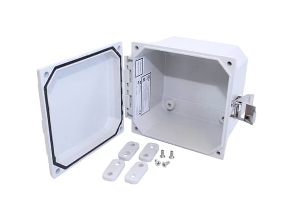Hammond Electronics Hammond Electronics väggmonterat skåp 154 x 159 x 105 GRP Ljusgrå 1 st