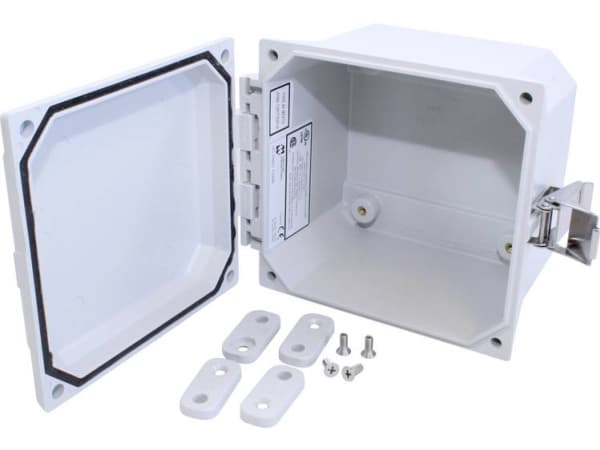 Hammond Electronics Hammond Electronics väggmonterat skåp 154 x 159 x 105 GRP Ljusgrå 1 st