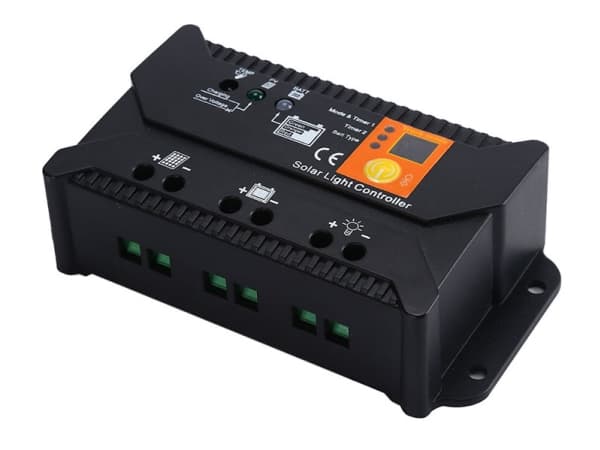 AZO Digital Solar PWM ladekontroller SOL-10S 12/24 - 10A