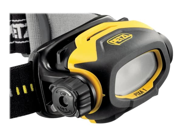 Petzl PIXA 1 - Lommelykt for hodet - LED - 3-modus - svart/gul