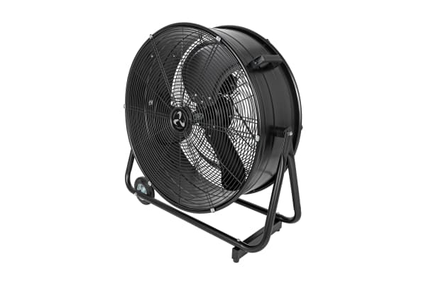 CasaFan DF600 Eco IP54 SL, Husholdningsvifte, Sort, Gulv, Stål, 870 RPM, 60 cm