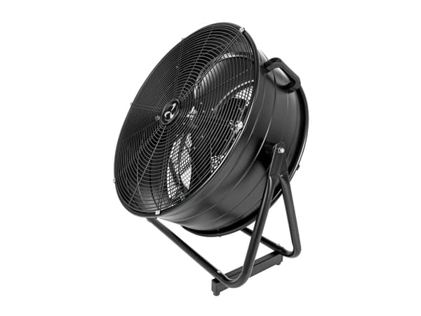 CasaFan DF600 Eco IP54 SL, Husholdningsvifte, Sort, Gulv, Stål, 870 RPM, 60 cm