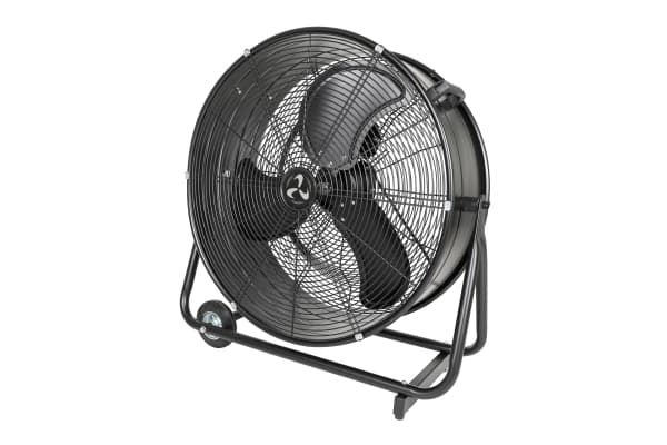 CasaFan DF600 Eco IP54 SL, Husholdningsvifte, Sort, Gulv, Stål, 870 RPM, 60 cm