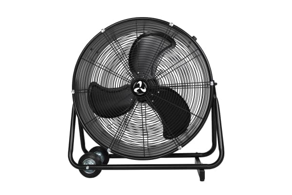 CasaFan DF600 Eco IP54 SL, Husholdningsvifte, Sort, Gulv, Stål, 870 RPM, 60 cm